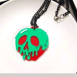 Poison Candy Apple Costume Necklace